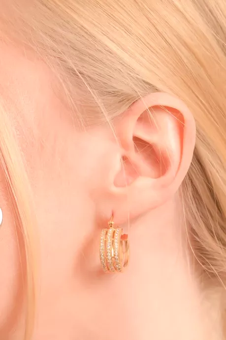 Kinsey Designs - Julia Tripple Hoop Earring