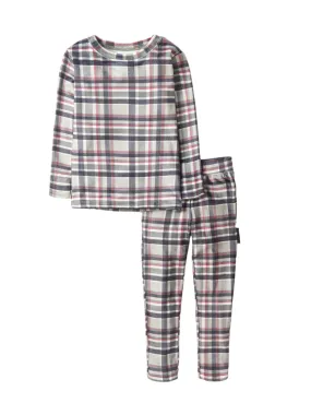 LB x Baby Breez Long Sleeve 2 Piece Pajamas - Plaid