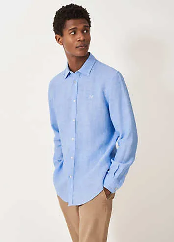 Long Sleeve Linen Shirt by Crew Clothing Company | Look Again