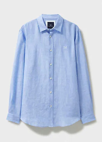 Long Sleeve Linen Shirt by Crew Clothing Company | Look Again