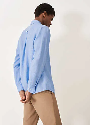 Long Sleeve Linen Shirt by Crew Clothing Company | Look Again