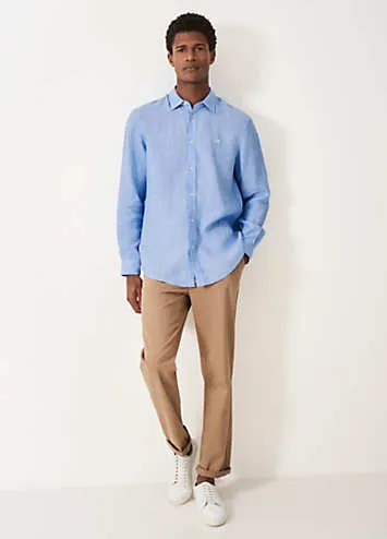 Long Sleeve Linen Shirt by Crew Clothing Company | Look Again