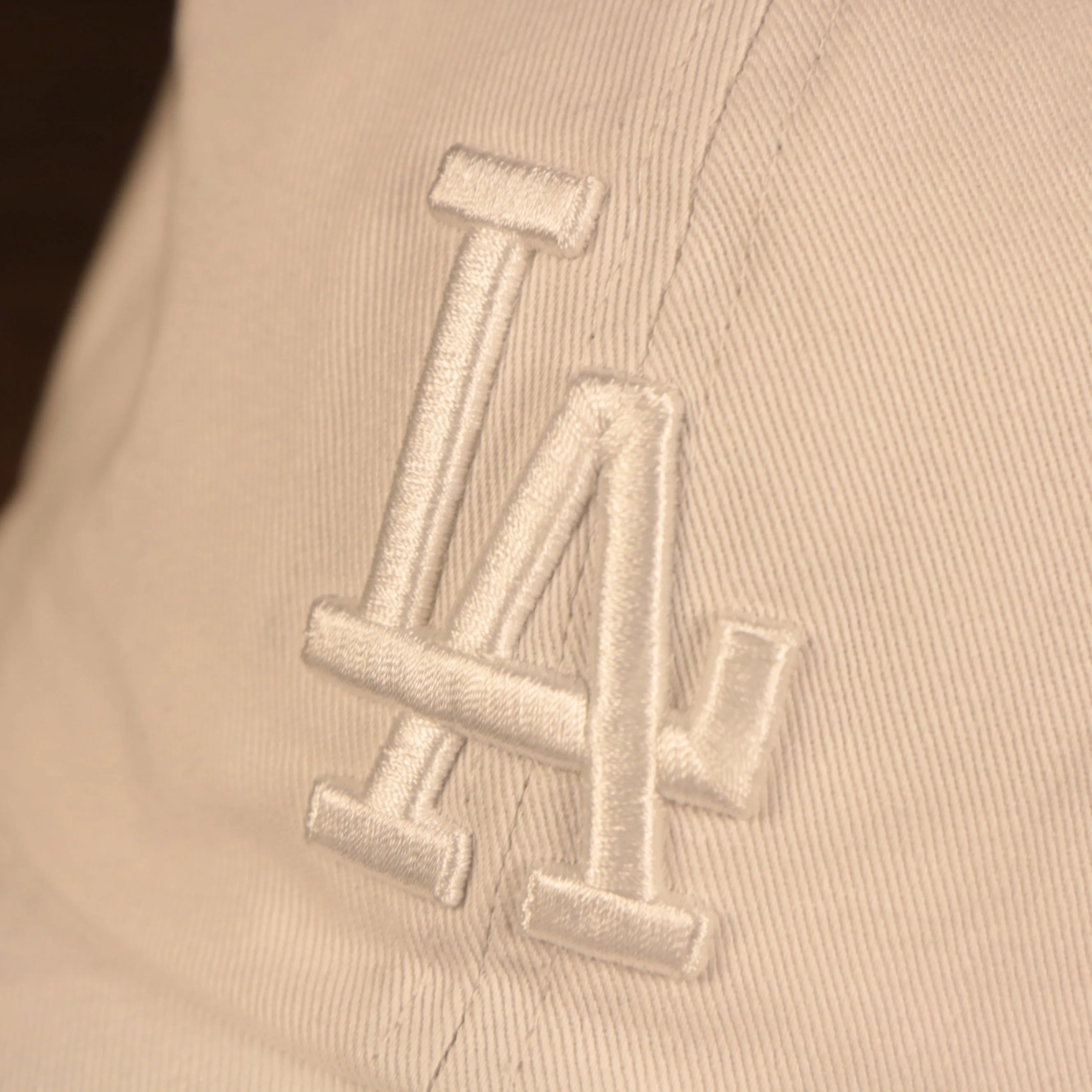 Los Angeles Dodgers Tie Dye Bottom White Clean Up Dad Hat