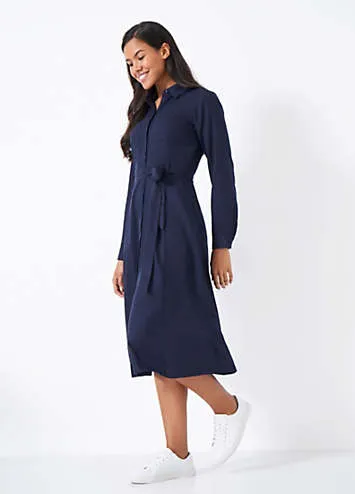 Lyocell Blend Shirt Dress by Crew Clothing Company | Look Again