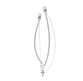 MAISON EMERALD : Ring cross necklace