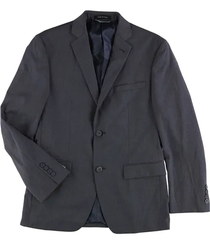 Marc New York Mens Classic-Fit Pindot Two Button Blazer Jacket