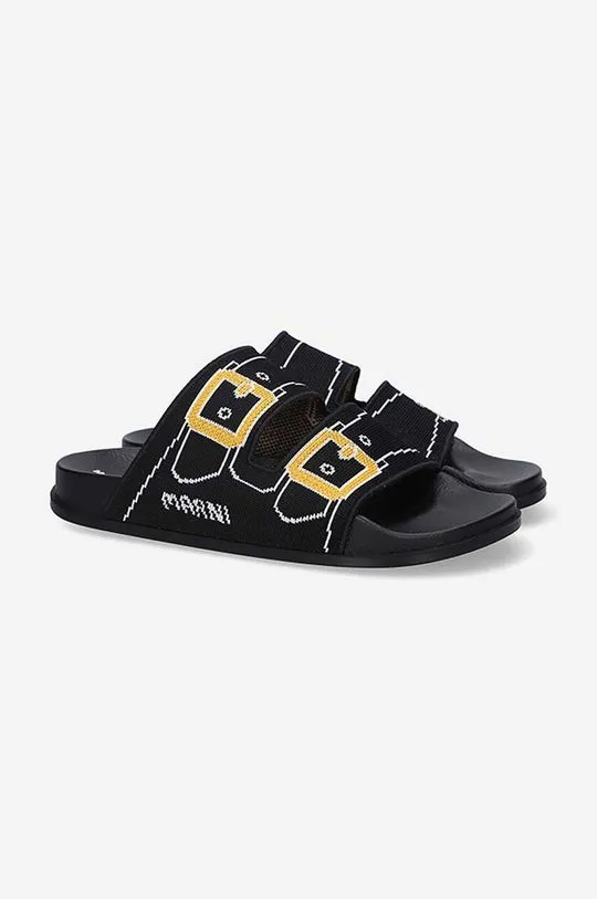 Marni sliders Sandal women's black color