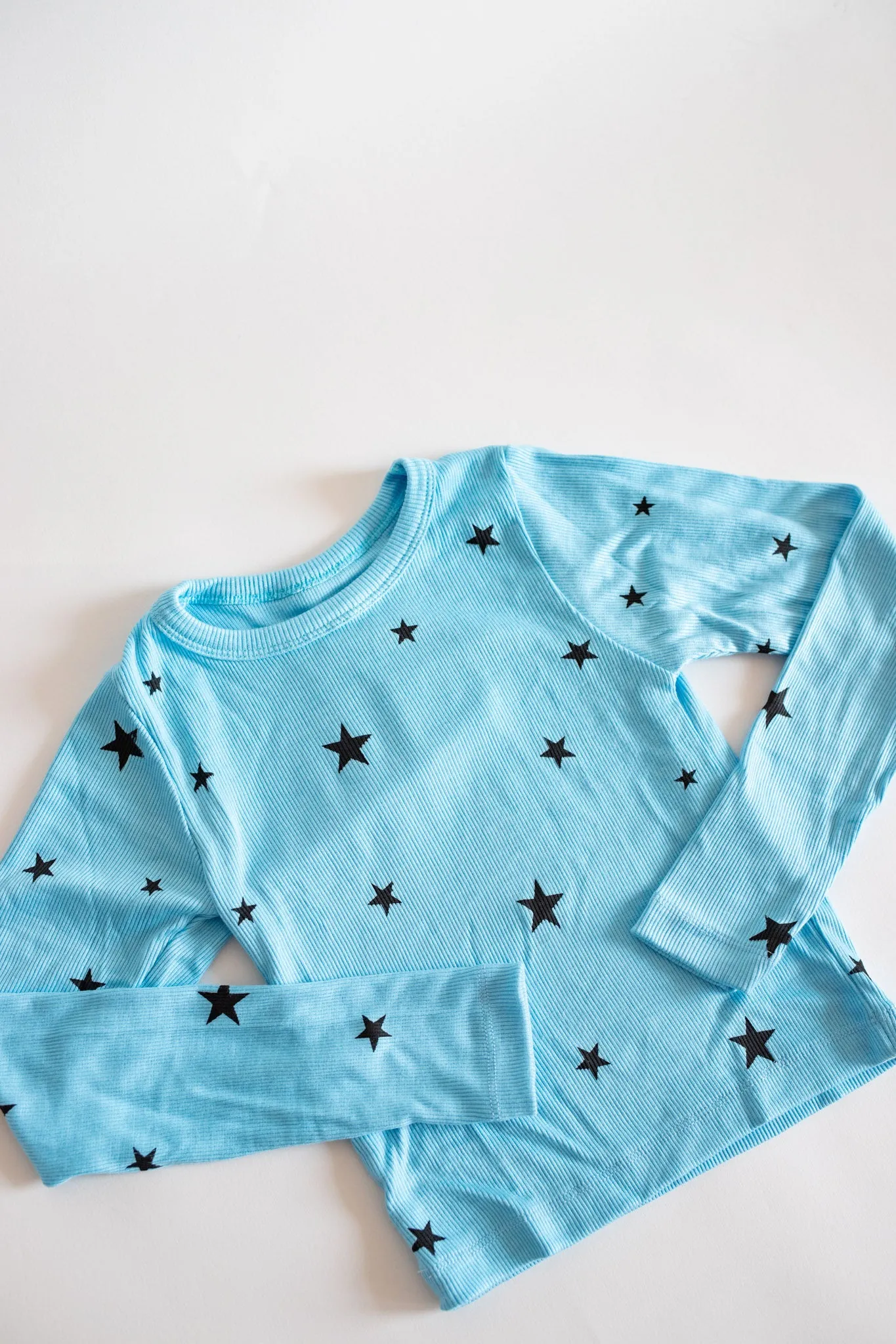 Mini Star Long Sleeve Tee | Blue