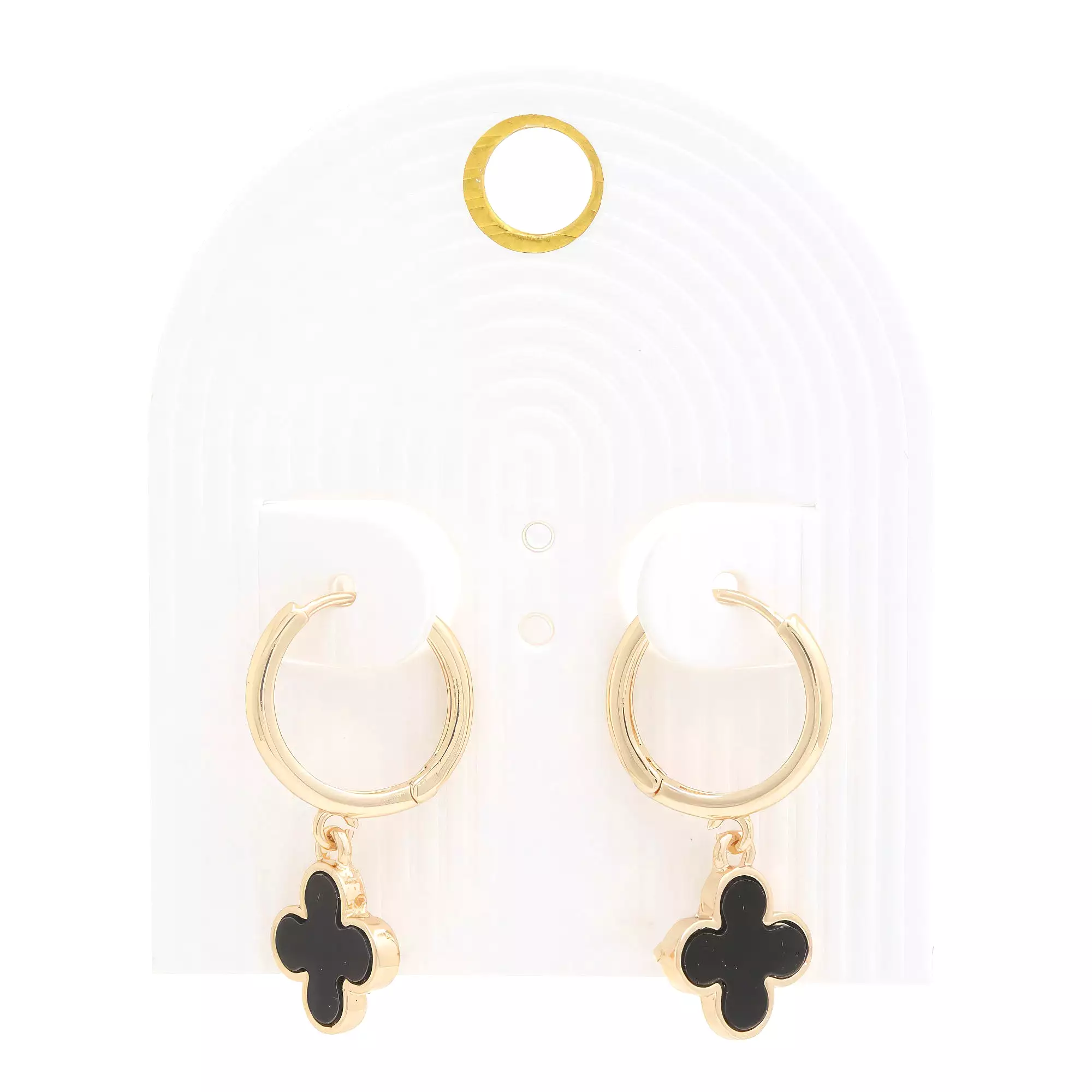 Moroccan Shape Hoop Earring