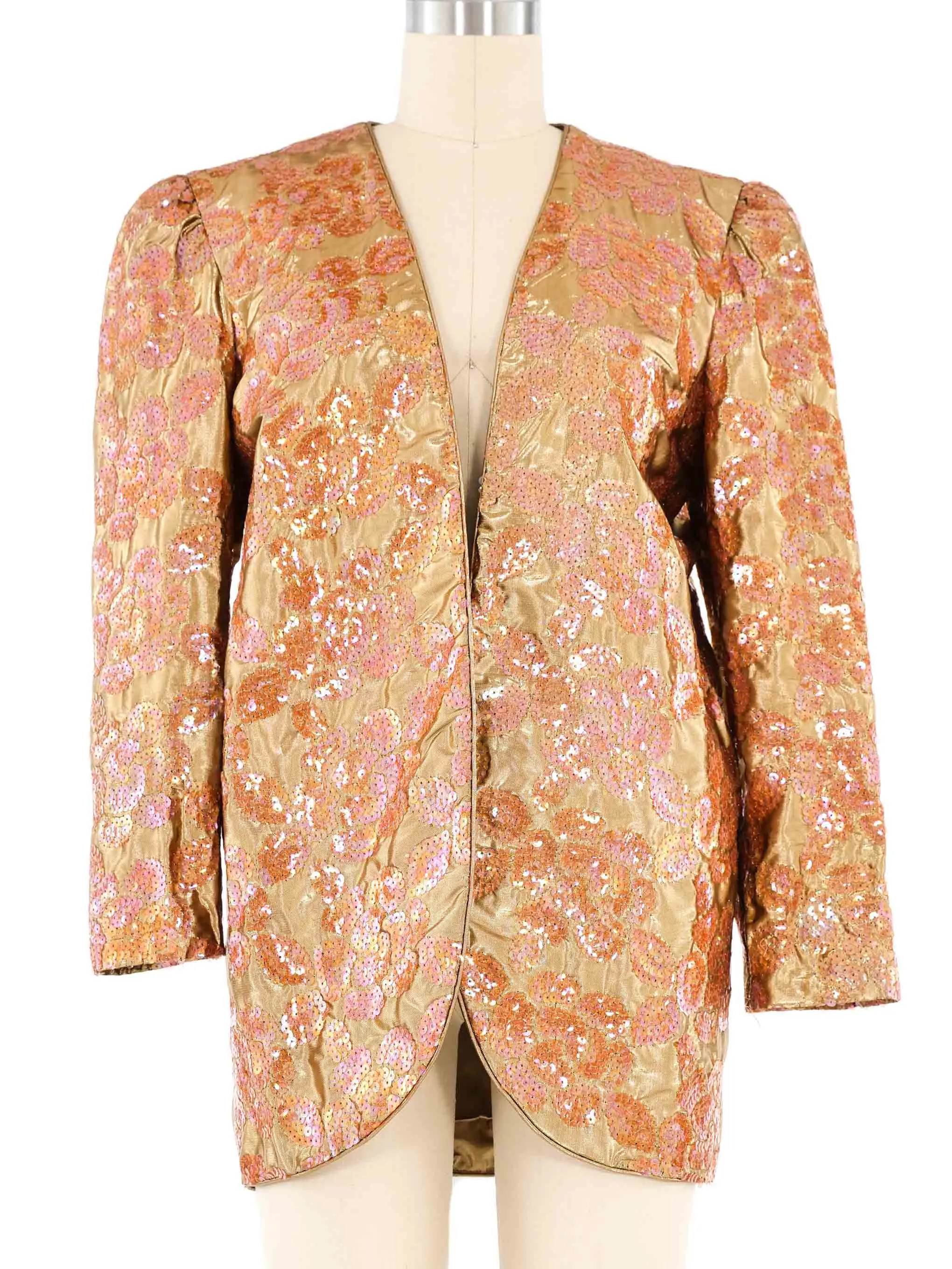 Nolan Miller Metallic Sequin Jacket