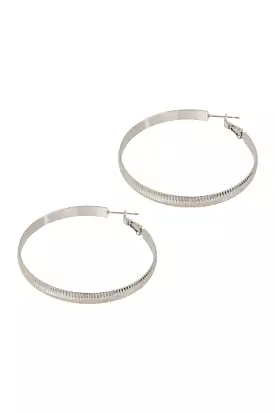 Norse Hoop Earring - Silver + Gold