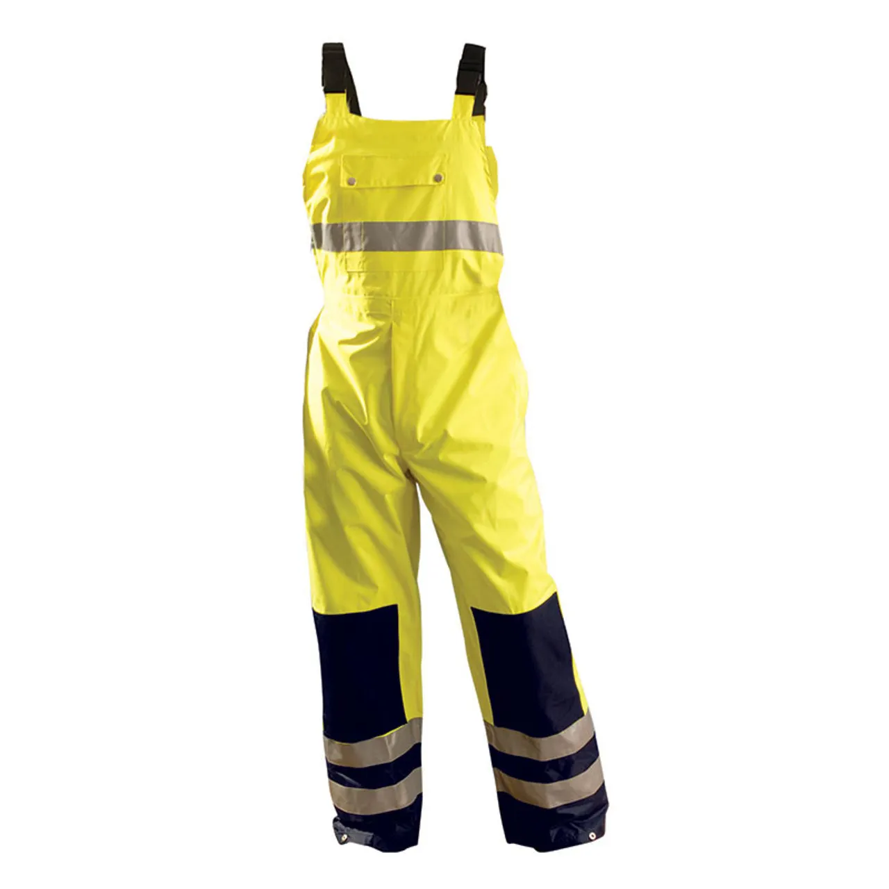 Occunomix Class E Hi Vis Yellow Breathable Waterproof Bib Pants LUX-TENBIB