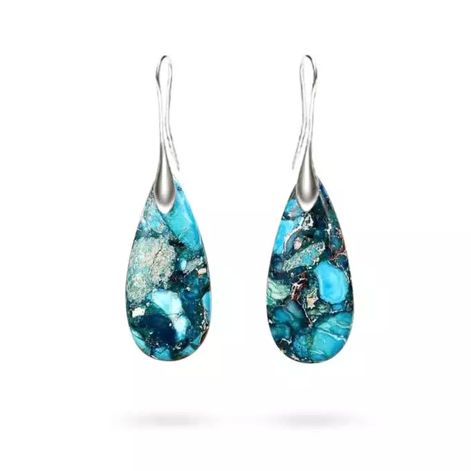 Ocean Energy Teardrop Earrings