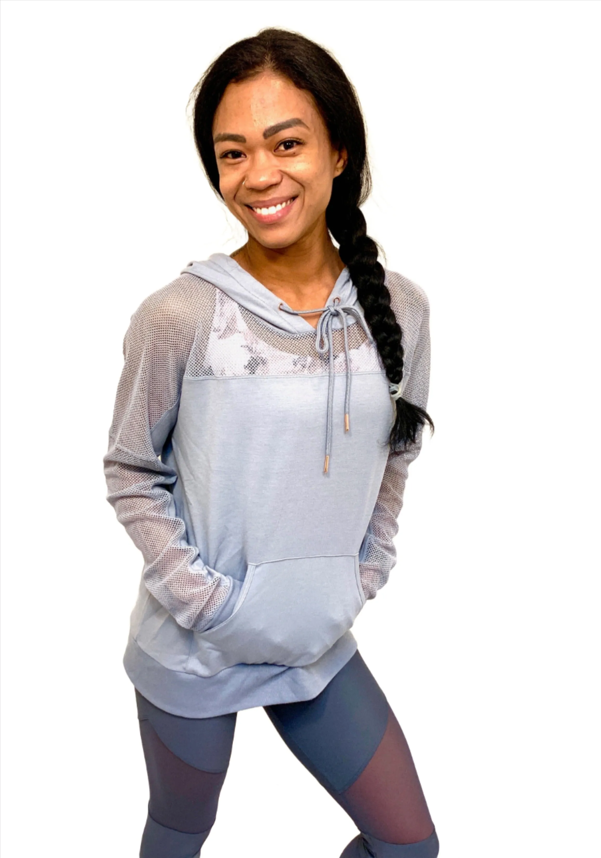 Onzie Flow Mesh Long Sleeve Hoodie 623