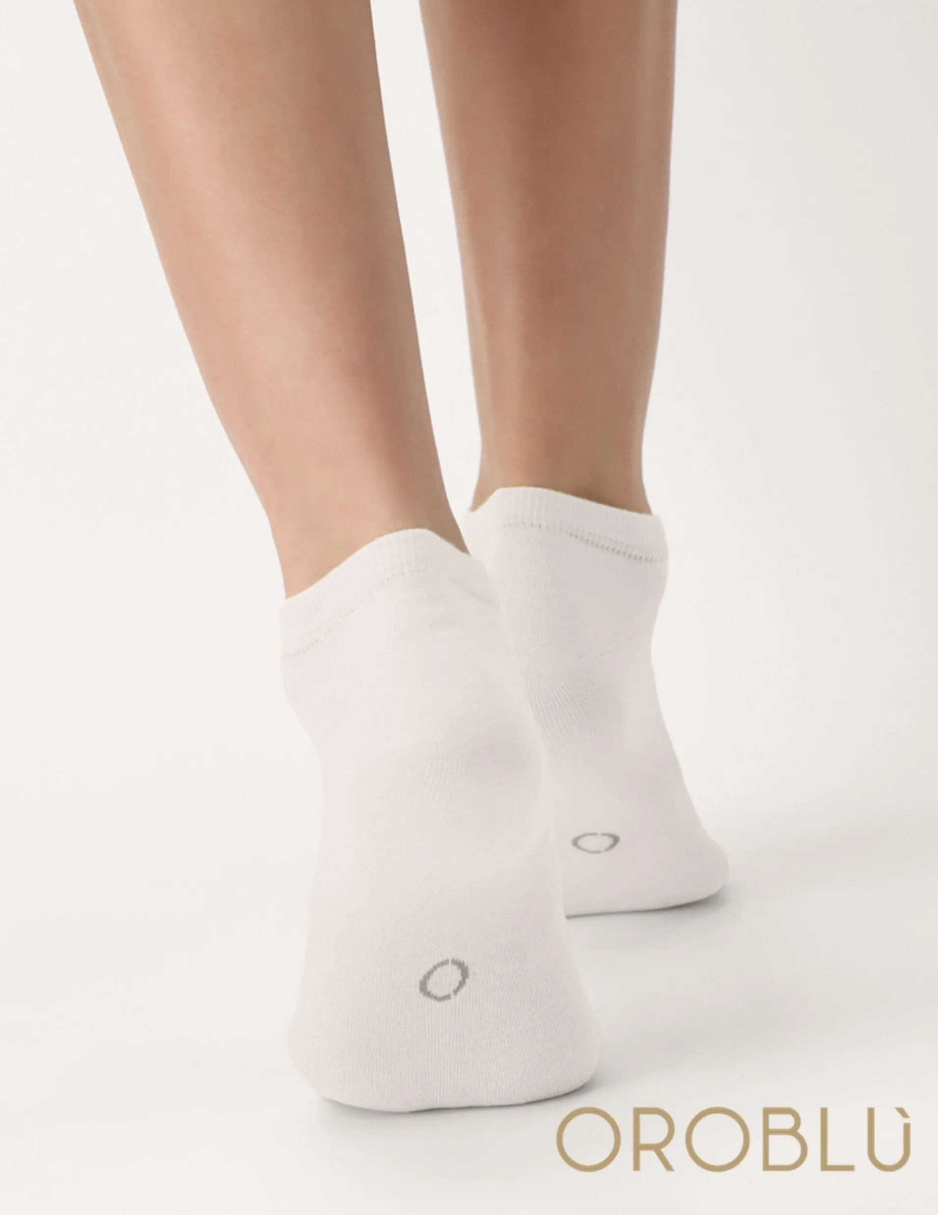 Oroblu Bio Cotton Sneaker Socks White