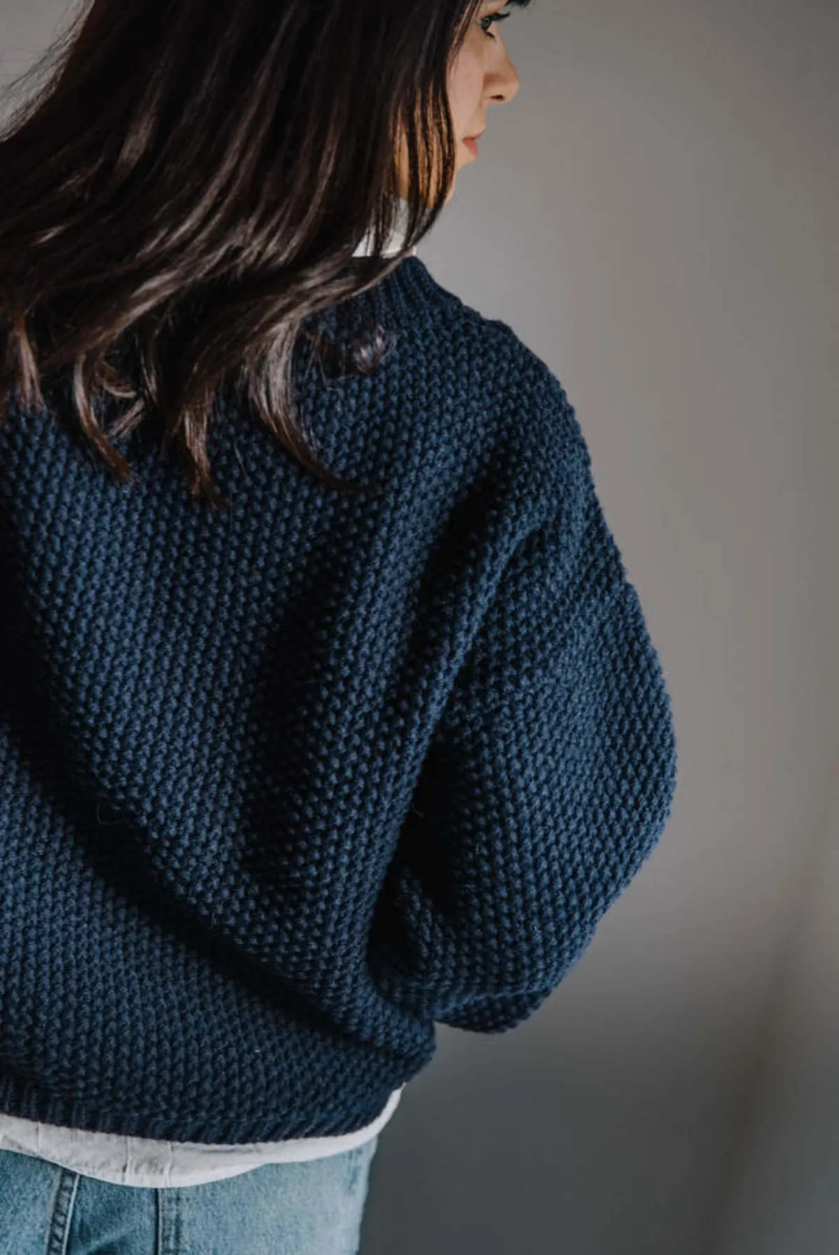 PAOLA Wool Sweater - Blue