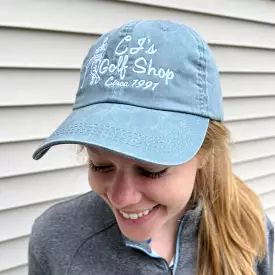 Retro CJ's Golf Shop Cap - Faded Seafoam Green