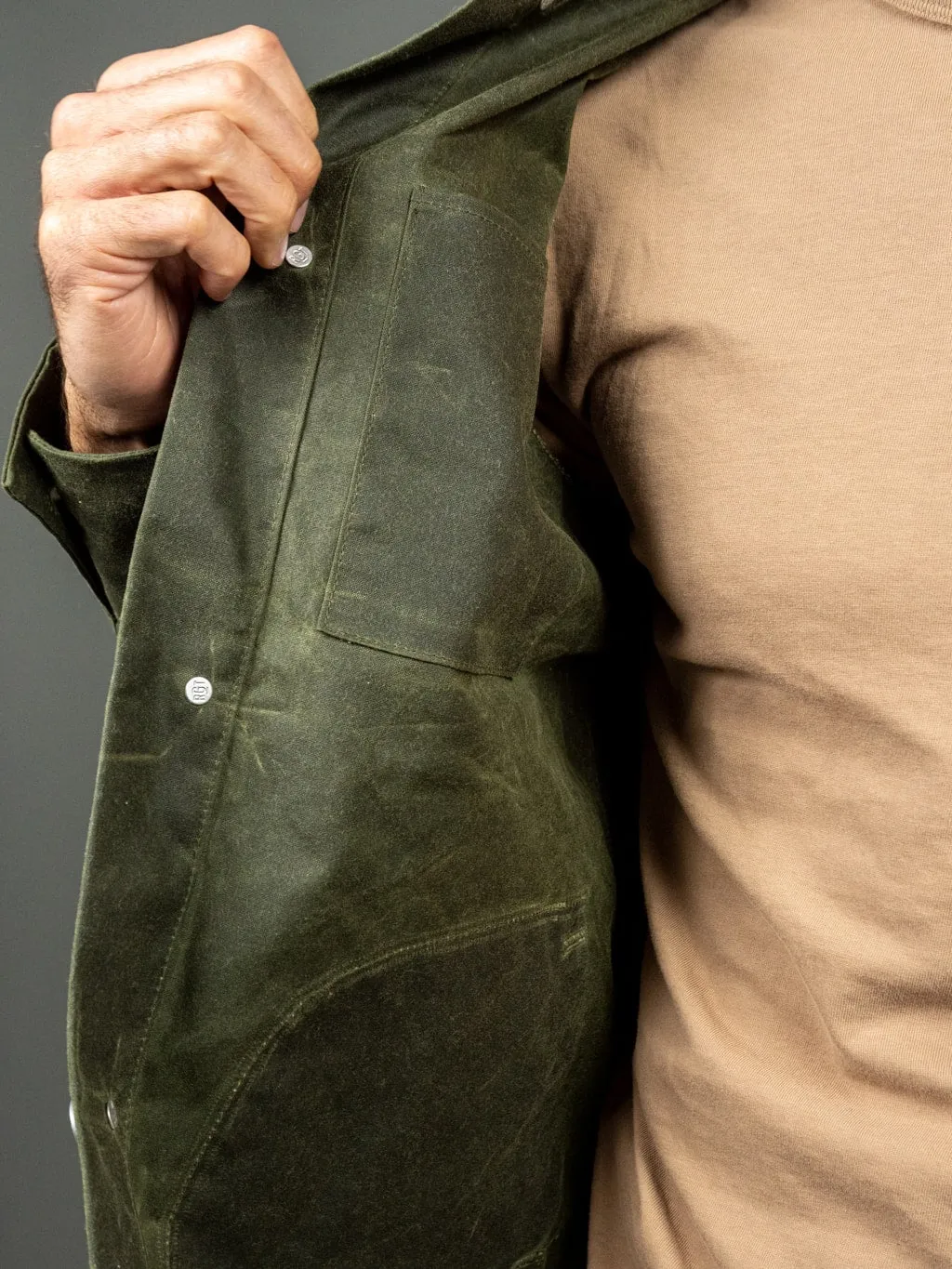 Rogue Territory Waxed Canvas Supply Jacket Olive Ridgeline