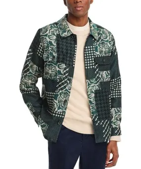 Scotch & Soda Patchwork Jacquard Shirt Jacket