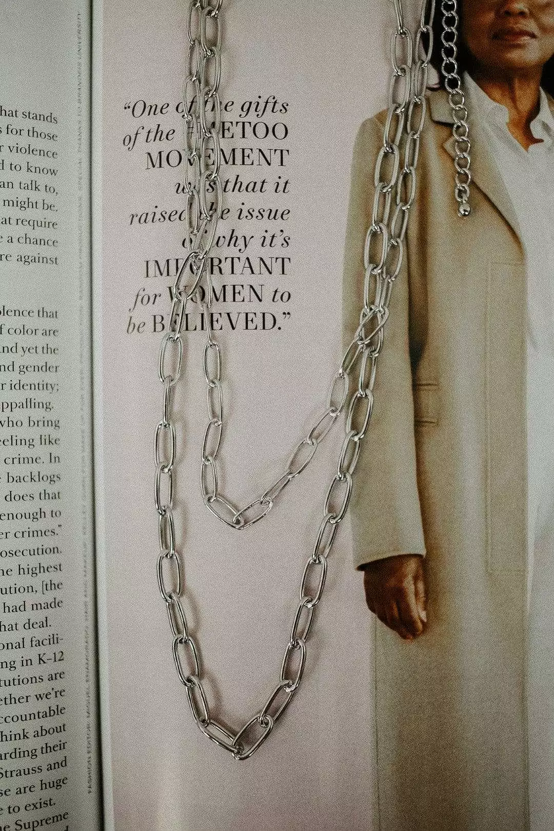 Silver Double Link Chain