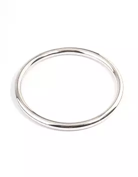 Stainless Steel Statement Round Bangle