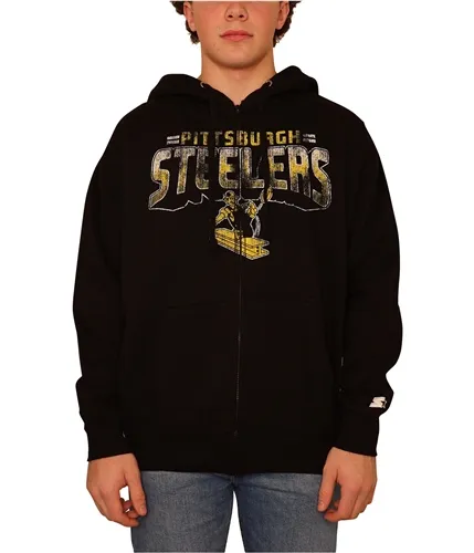 Starter Mens Pittsburgh Steelers Hoodie Sweatshirt, TW1