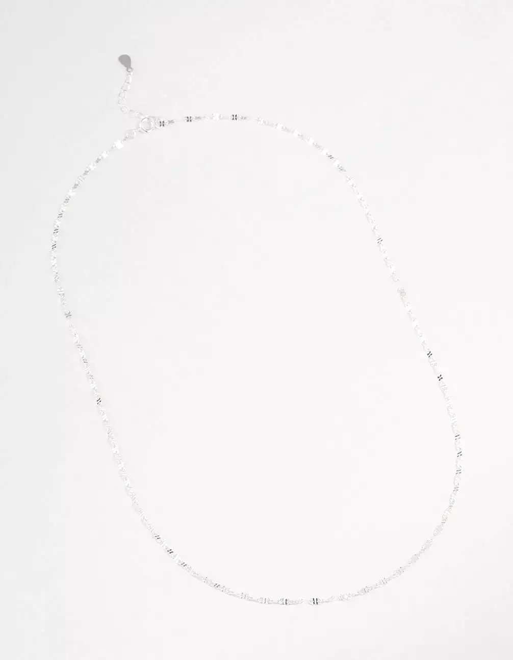 Sterling Silver Infinity Link Chain Necklace