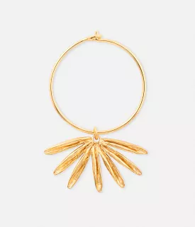 SUN SIREN HOOP EARRING