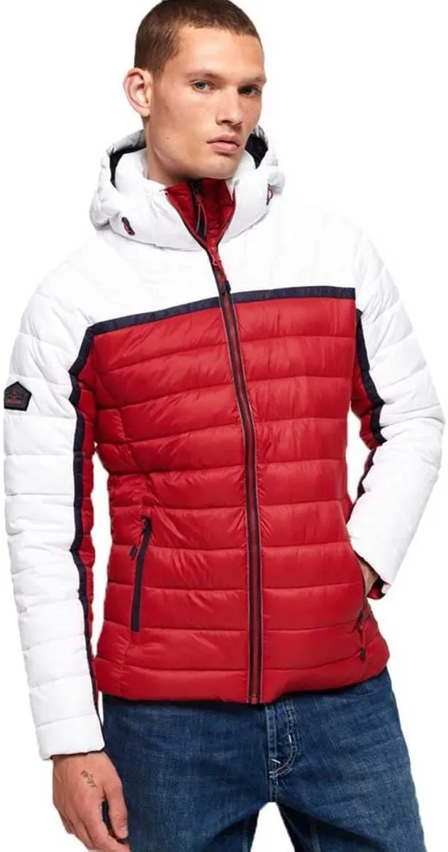 Superdry Dolman Downhill Racer Jacket White