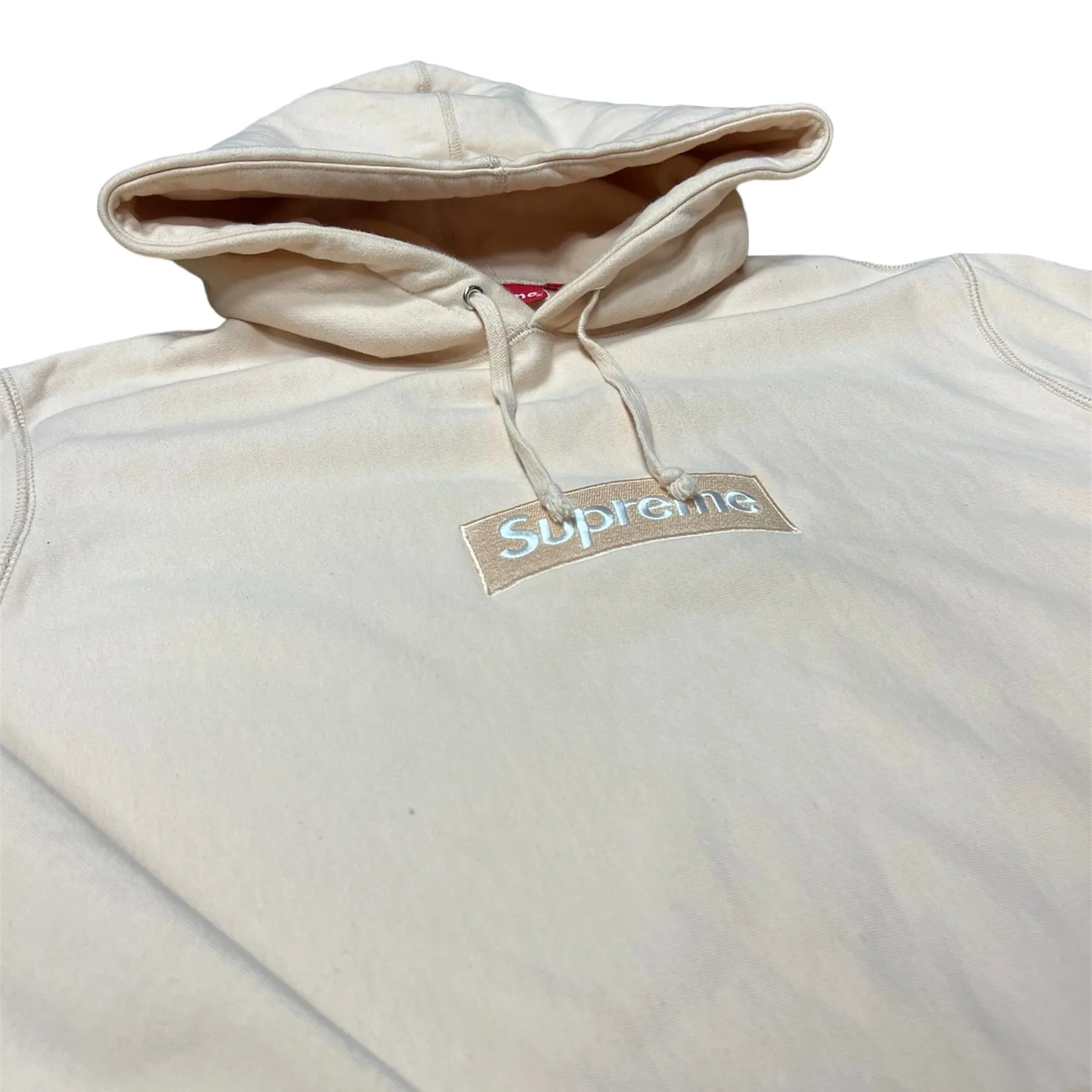 Supreme Box Logo Hoodie Peach