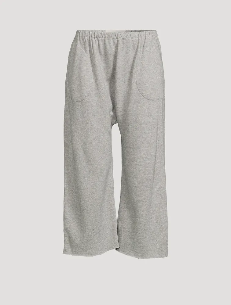 THE GREAT The Sweatshirt Lounge Crop Pants