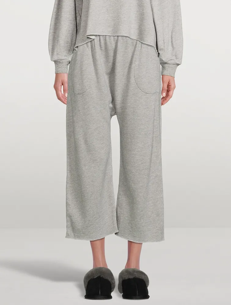 THE GREAT The Sweatshirt Lounge Crop Pants