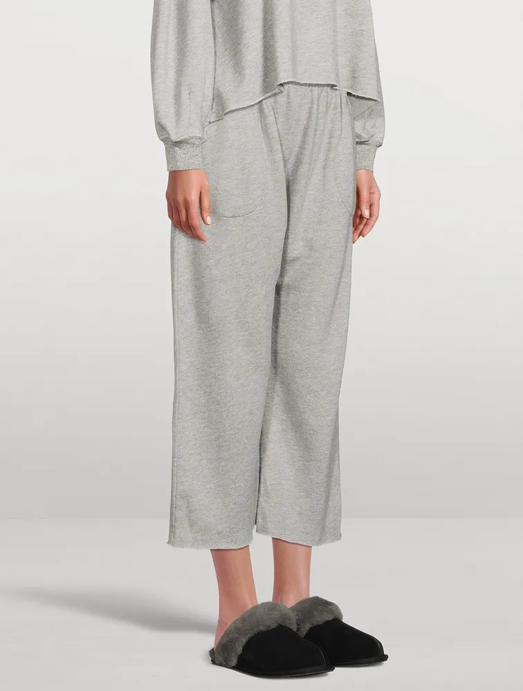 THE GREAT The Sweatshirt Lounge Crop Pants