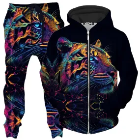 Tigre Realm Zip-Up Hoodie and Joggers Combo