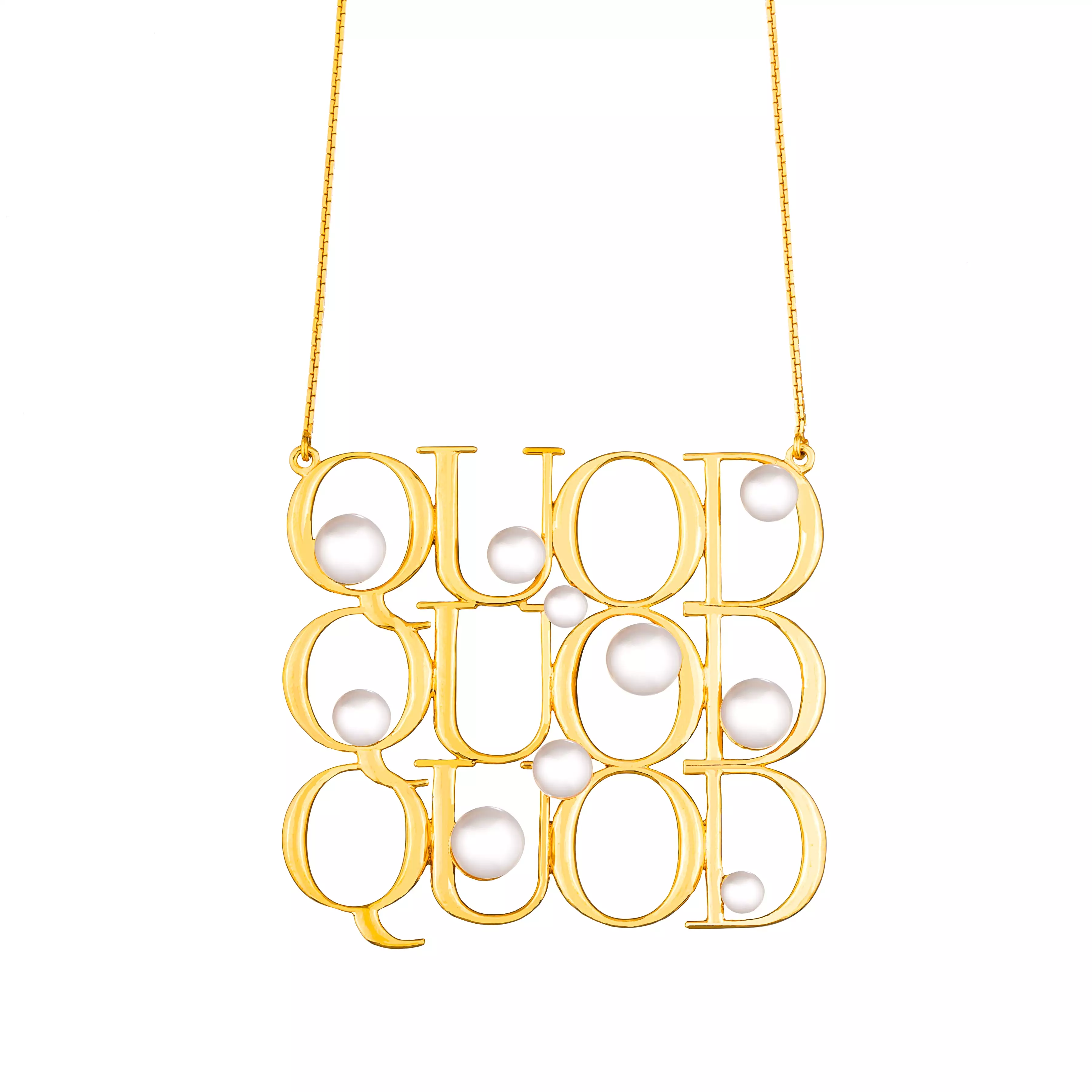 Triple QUOD Necklace