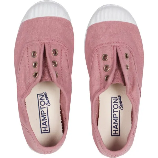 Trotters London Hampton Canvas Plum Sneaker, Rosa