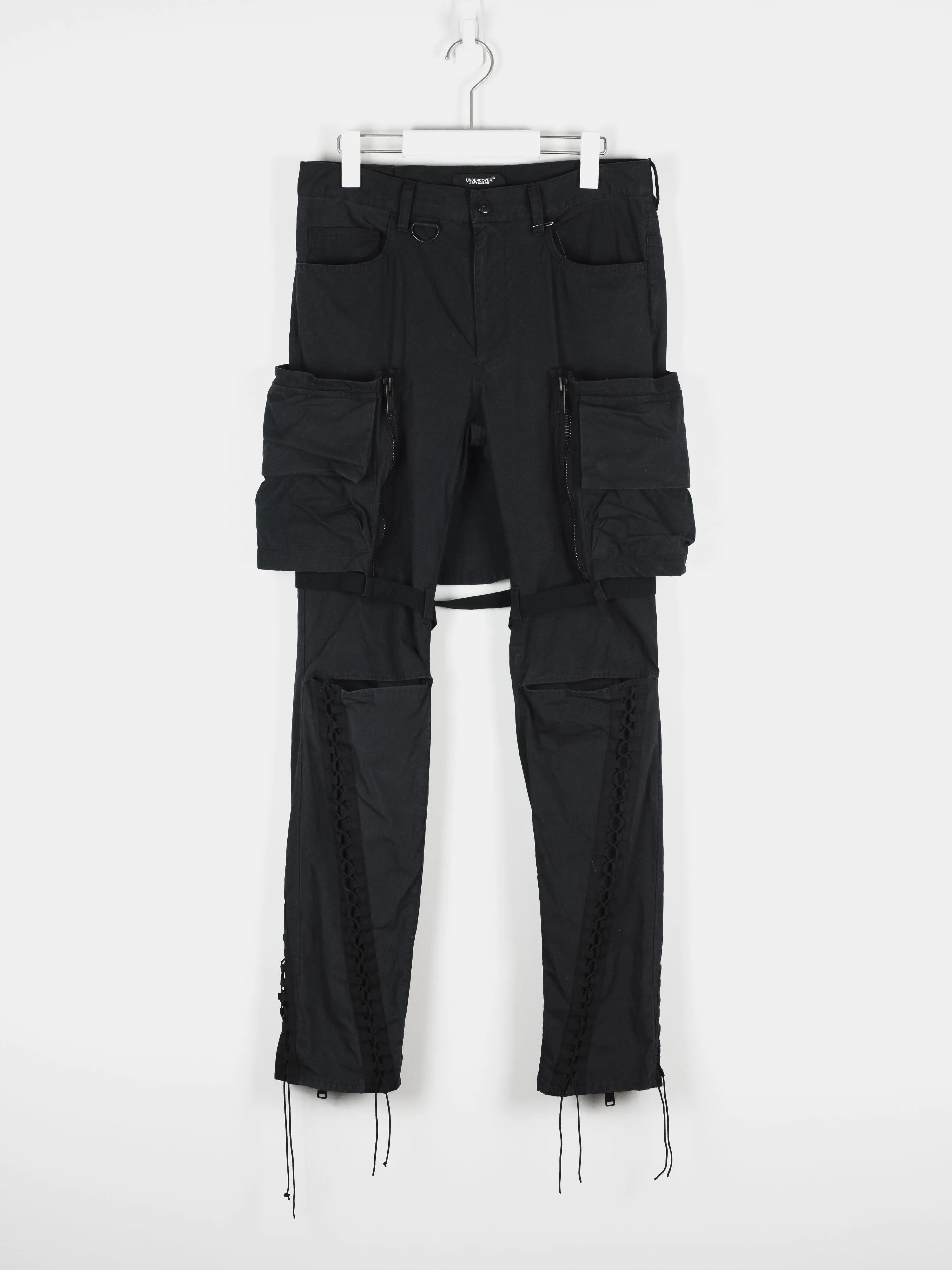 Undercover SS19 Bondage Cargo Panel Aviator Pants