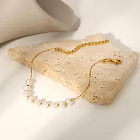 Women's Natural Freshwater Pearl Bracelet