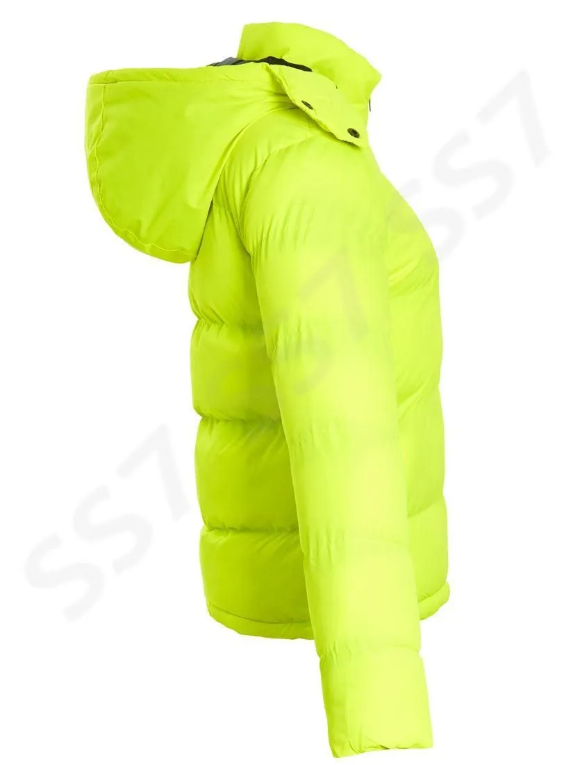 Womens Puffer Jacket, Neon Lime, Sizes 8 to 16