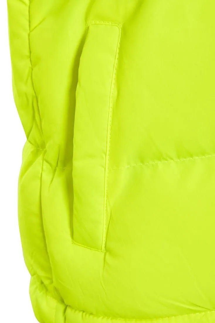 Womens Puffer Jacket, Neon Lime, Sizes 8 to 16