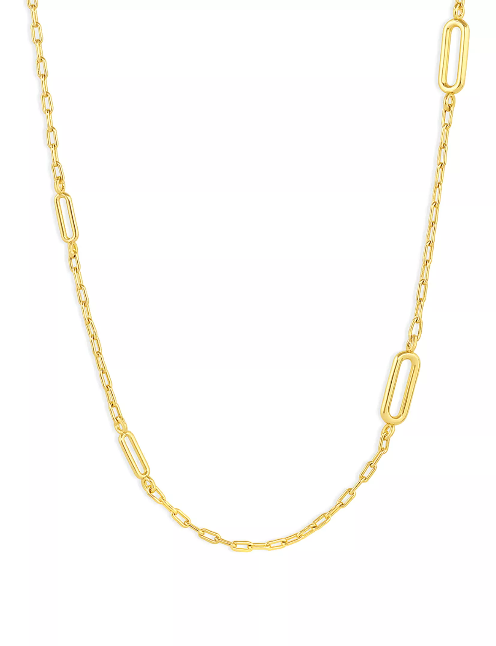 Zoey Link Necklace, Gold